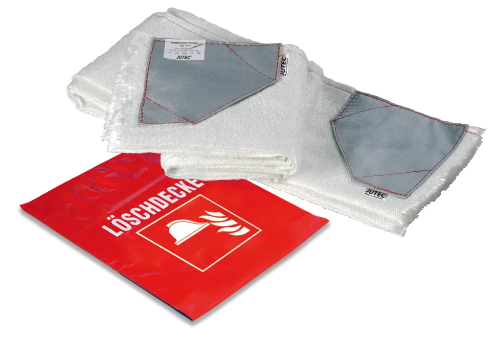 Löschdecke von Jutec zum Ersticken von Entstehungsbränden